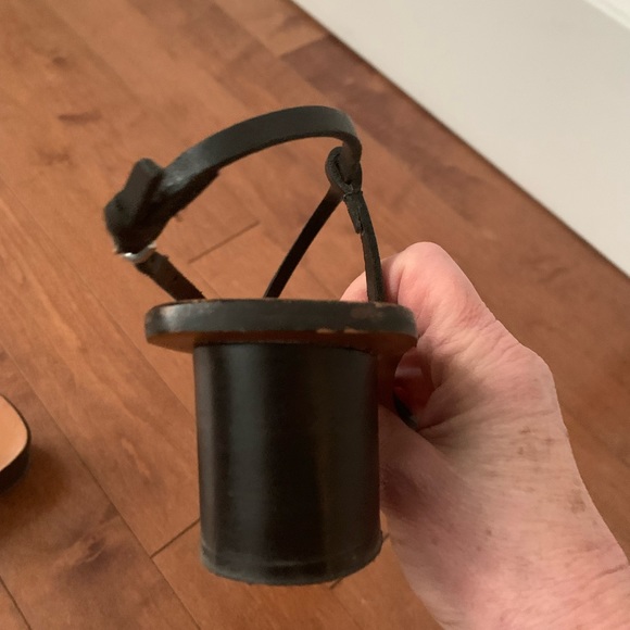 Black Zara sandales leather - Picture 4 of 8